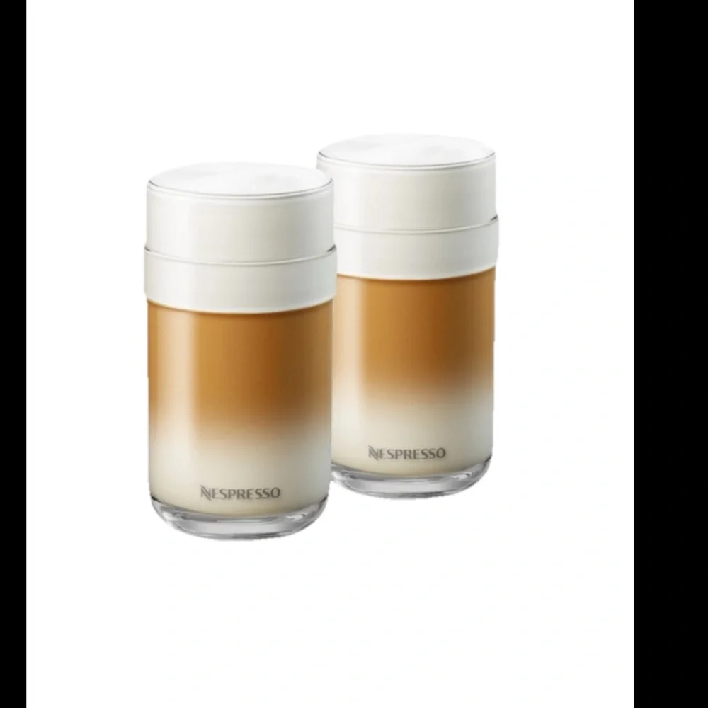 Nespresso Vertuo Glasses Tumbler set of 2 NEW Made France Price Firm!
